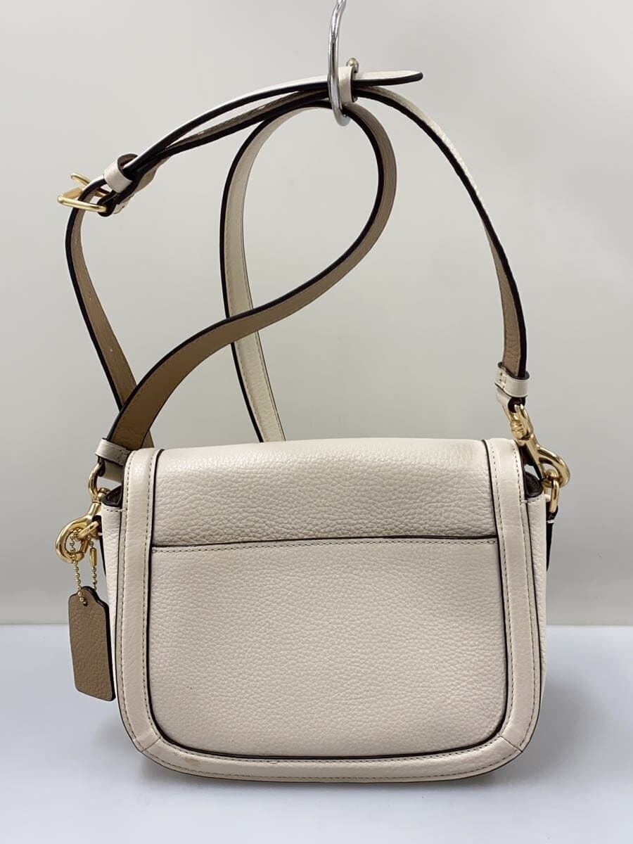 COACH Shoulder Bag WHT C4058 3