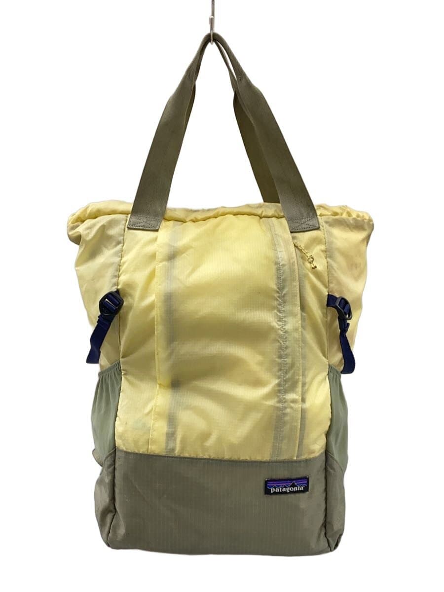 patagonialightweight travel tote backpack nylon YLW STY48808SP19