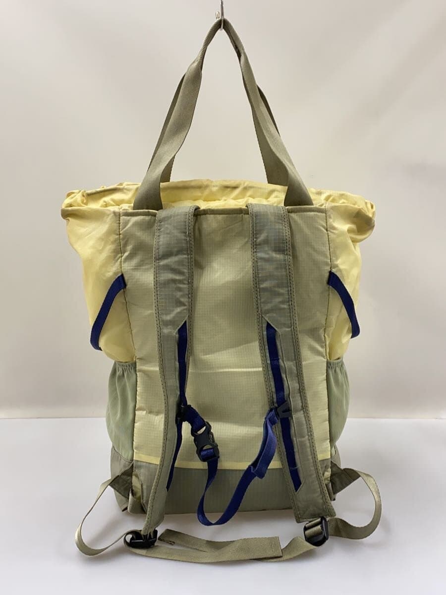 patagonialightweight travel tote backpack nylon YLW STY48808SP19 3