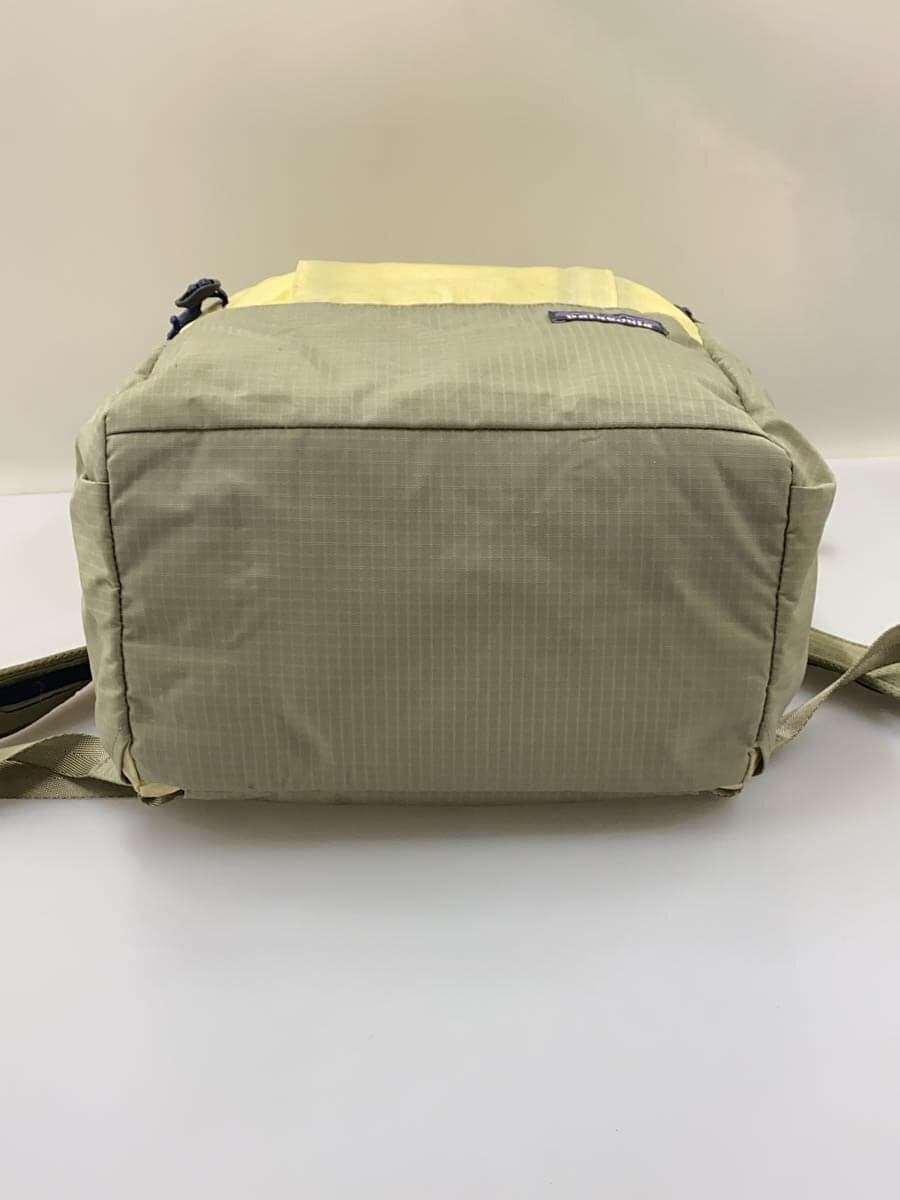 patagonialightweight travel tote backpack nylon YLW STY48808SP19 4
