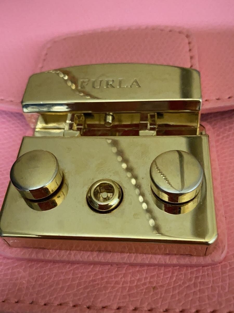 FURLA Shoulder Bag PNK Solid 7