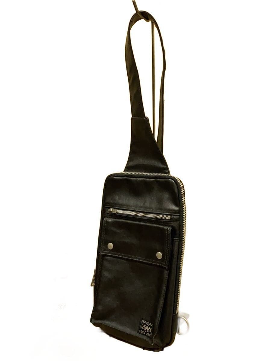 PORTER Shoulder Bag PVC BLK Solid 2