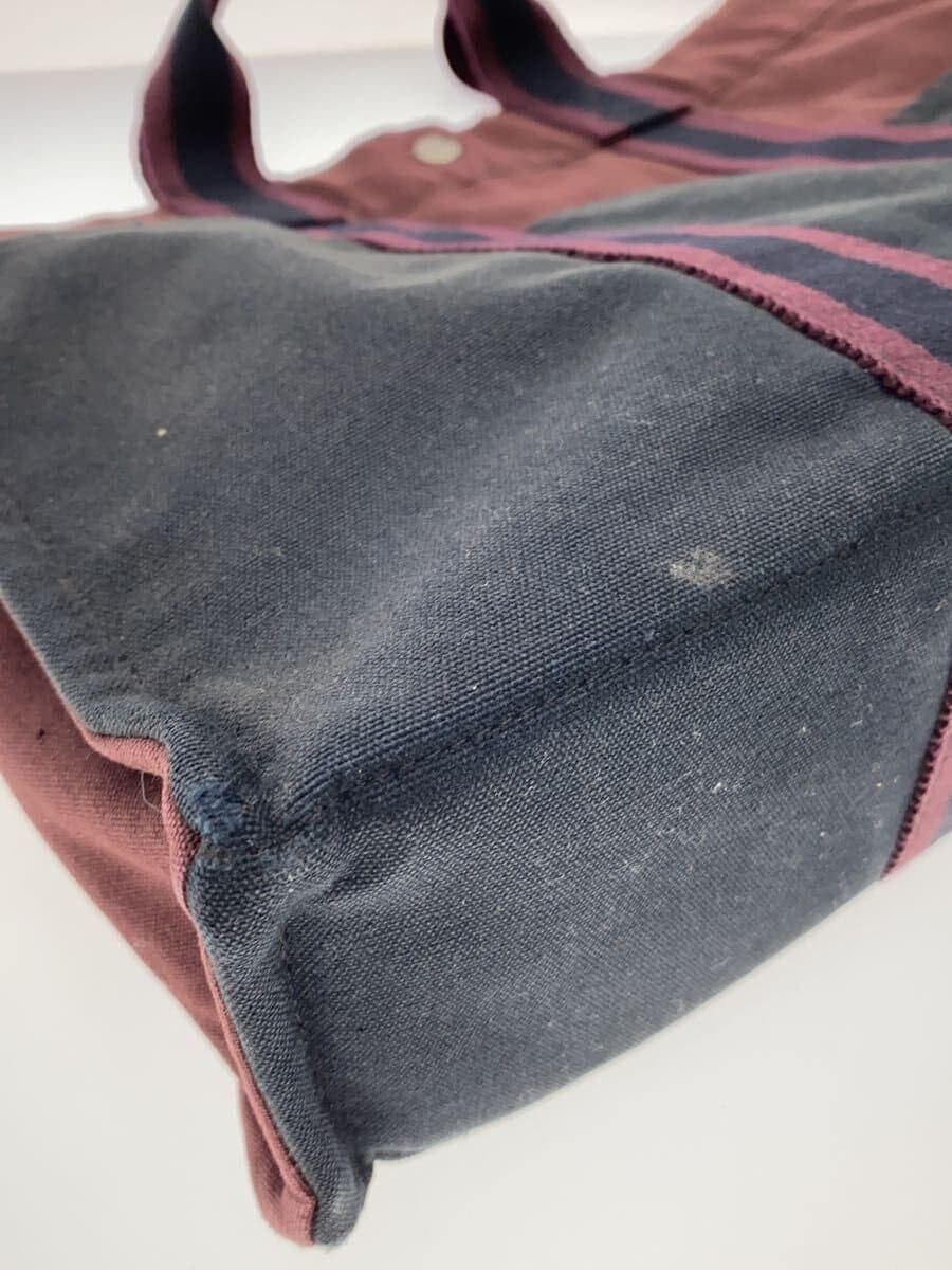 HERMES Air Line MM Handbag Canvas BRD Solid 7