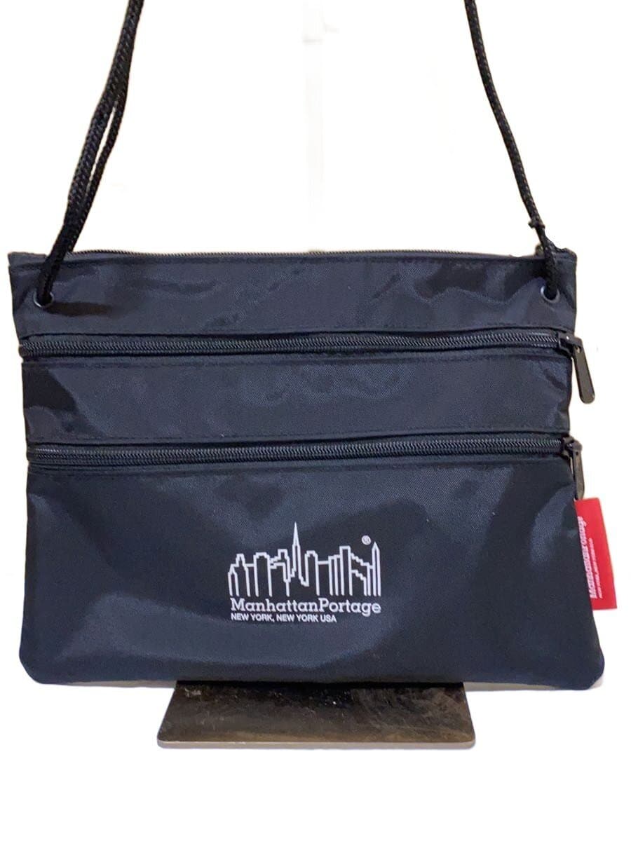 Manhattan Portage Shoulder Bag Nylon BLK Print