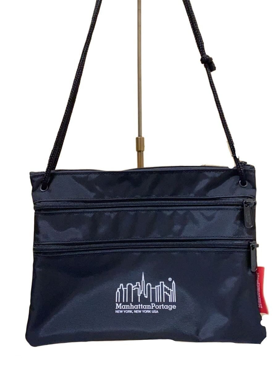 Manhattan Portage Shoulder Bag Nylon BLK Print