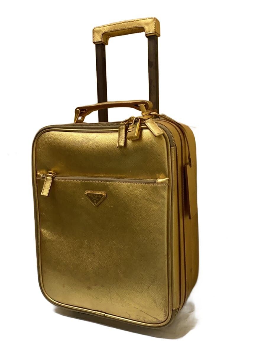 PRADA Travel Carry GLD Solid VV037M 2