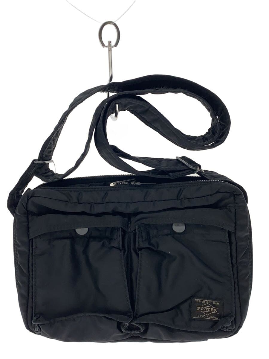 PORTER shoulder bag nylon BLK solid color