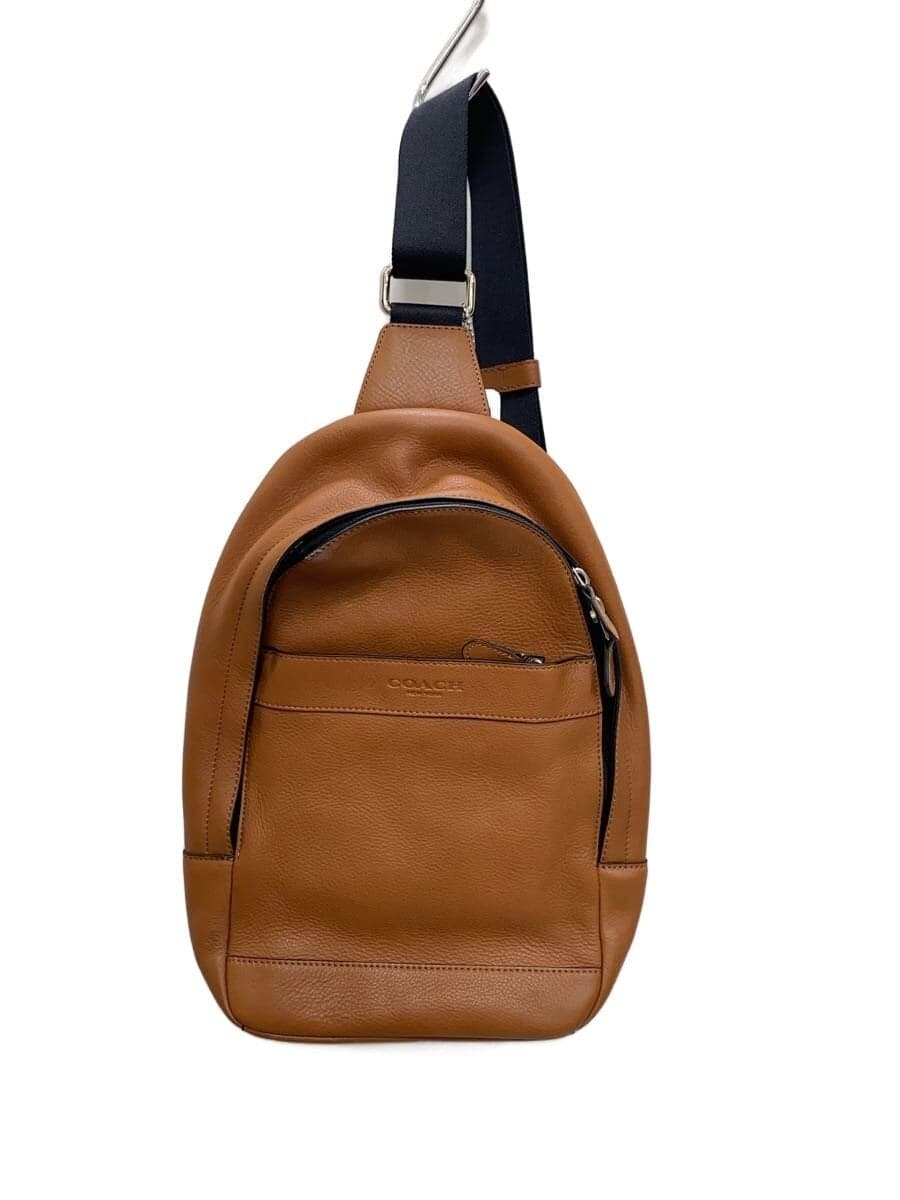 COACH Shoulder Bag - All Leather Leather BRW Solid F71751