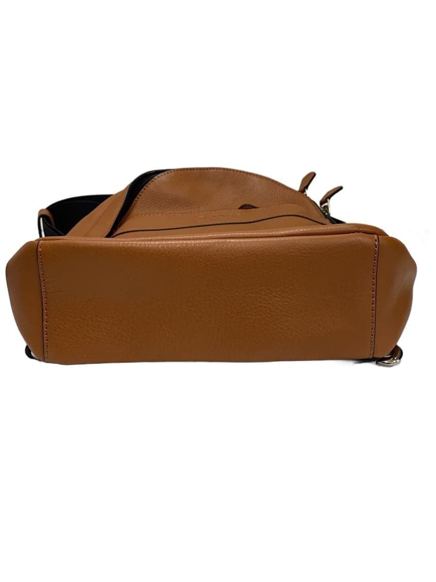 COACH Shoulder Bag - All Leather Leather BRW Solid F71751 4