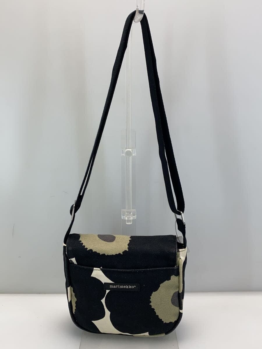 marimekko MINI AMAPOLA Cotton BLK Floral 3