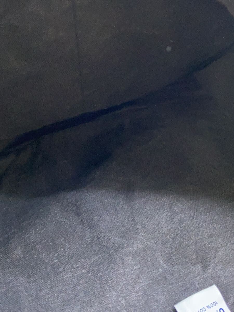 HUNTING WORLD Flap Shoulder Bag Embossed Logo Denim BLK 6