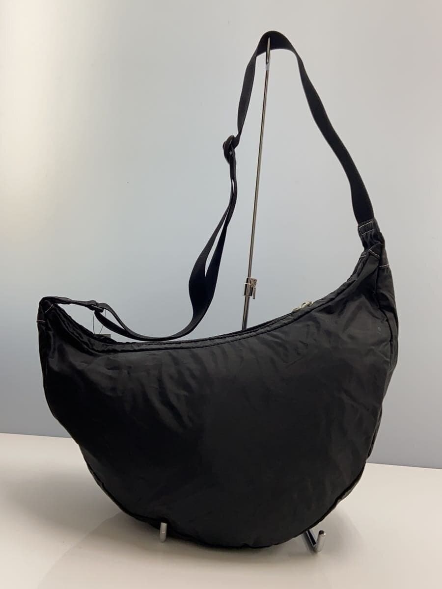 PORTER Leaf Shoulder Bag Patch Logo BLK 3