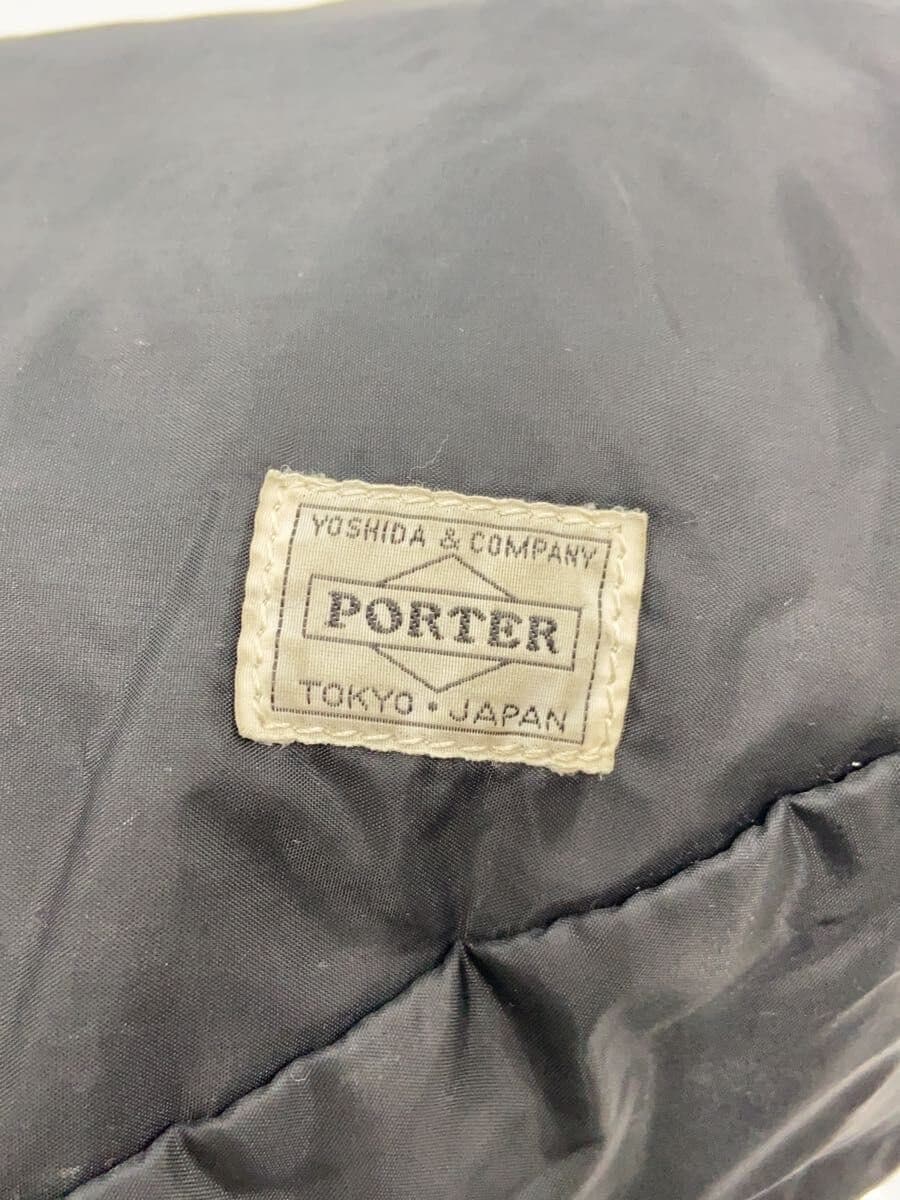 PORTER Leaf Shoulder Bag Patch Logo BLK 5