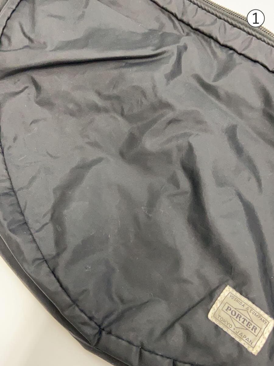 PORTER Leaf Shoulder Bag Patch Logo BLK 7