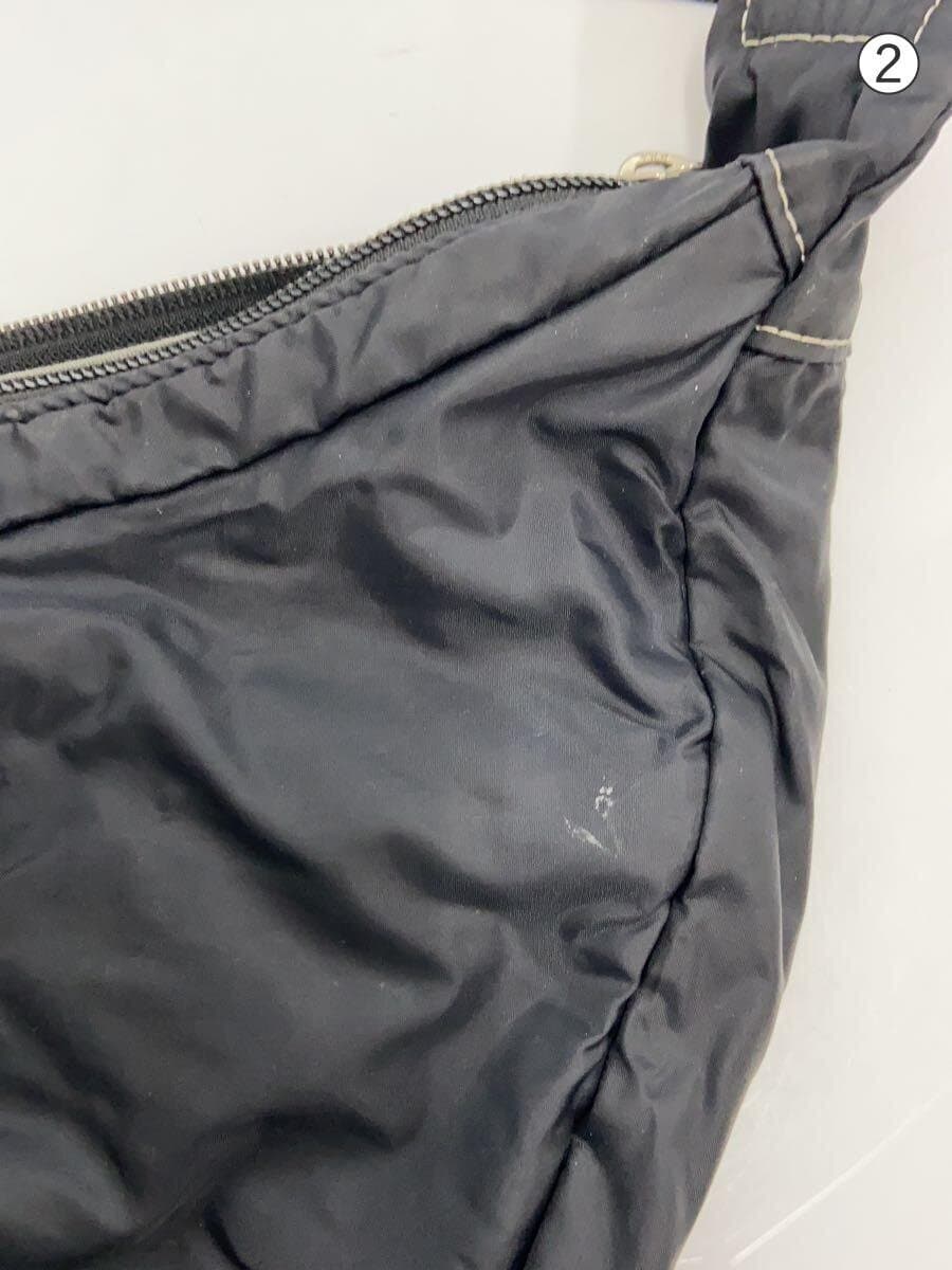 PORTER Leaf Shoulder Bag Patch Logo BLK 8