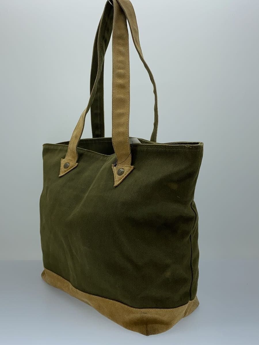 few. Tote Bag Cowhide Canvas KHK 08RA007 2