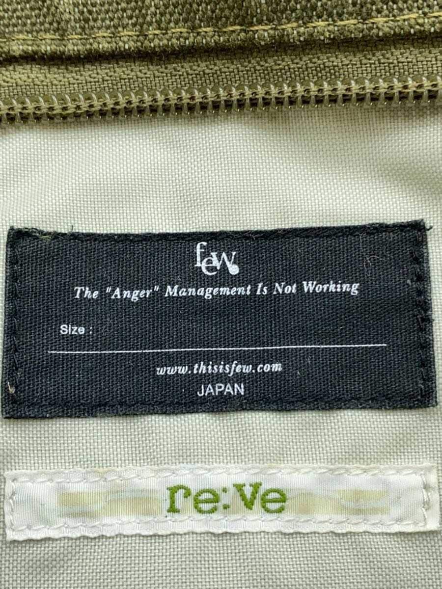 few. Tote Bag Cowhide Canvas KHK 08RA007 5