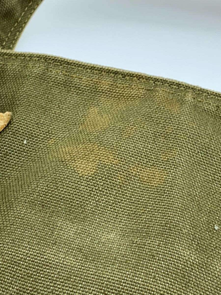 few. Tote Bag Cowhide Canvas KHK 08RA007 7