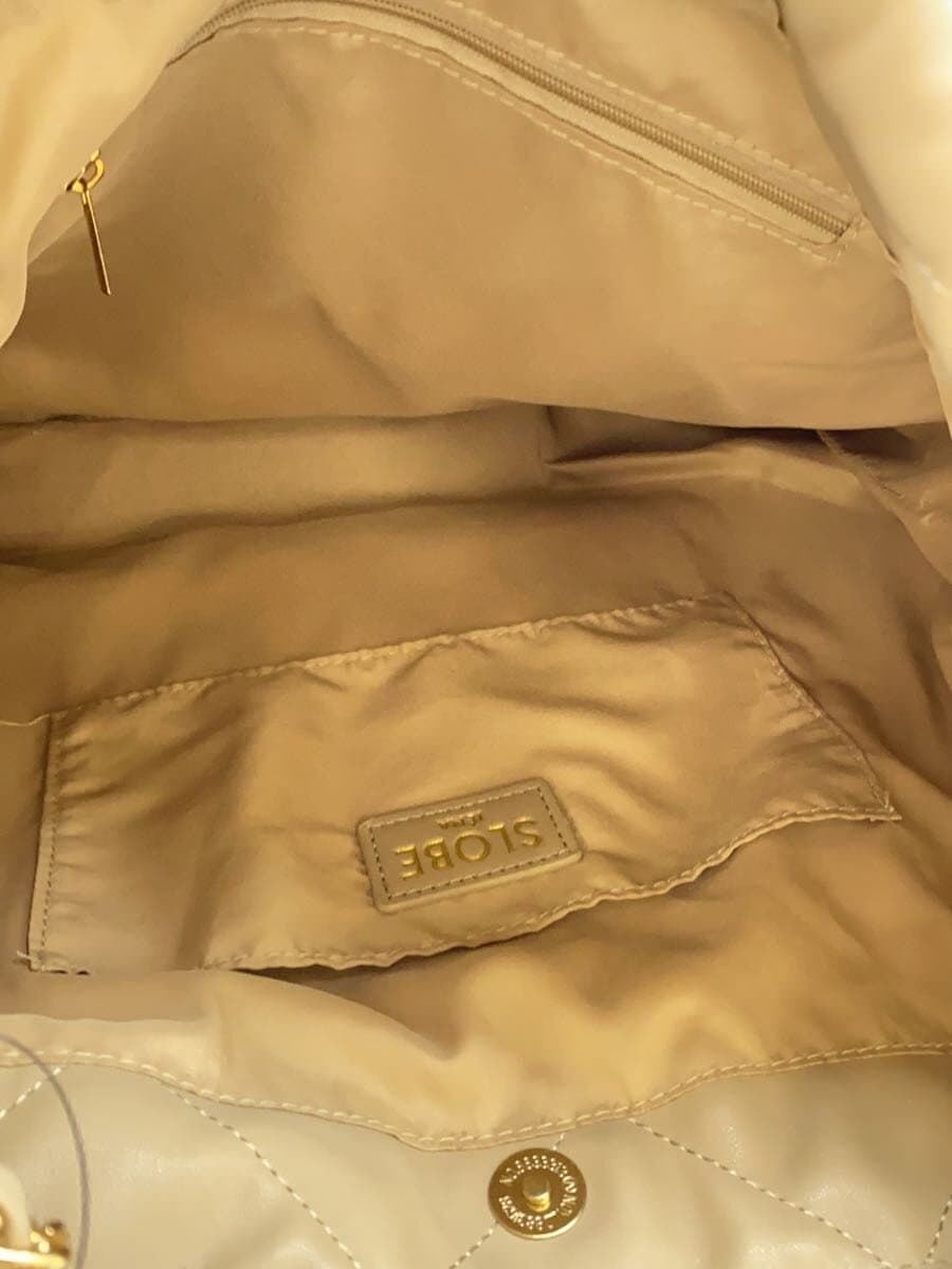 SLOBE IENA(IENA SLOBE)Chain Shoulder Bag Faux Leather CML 6