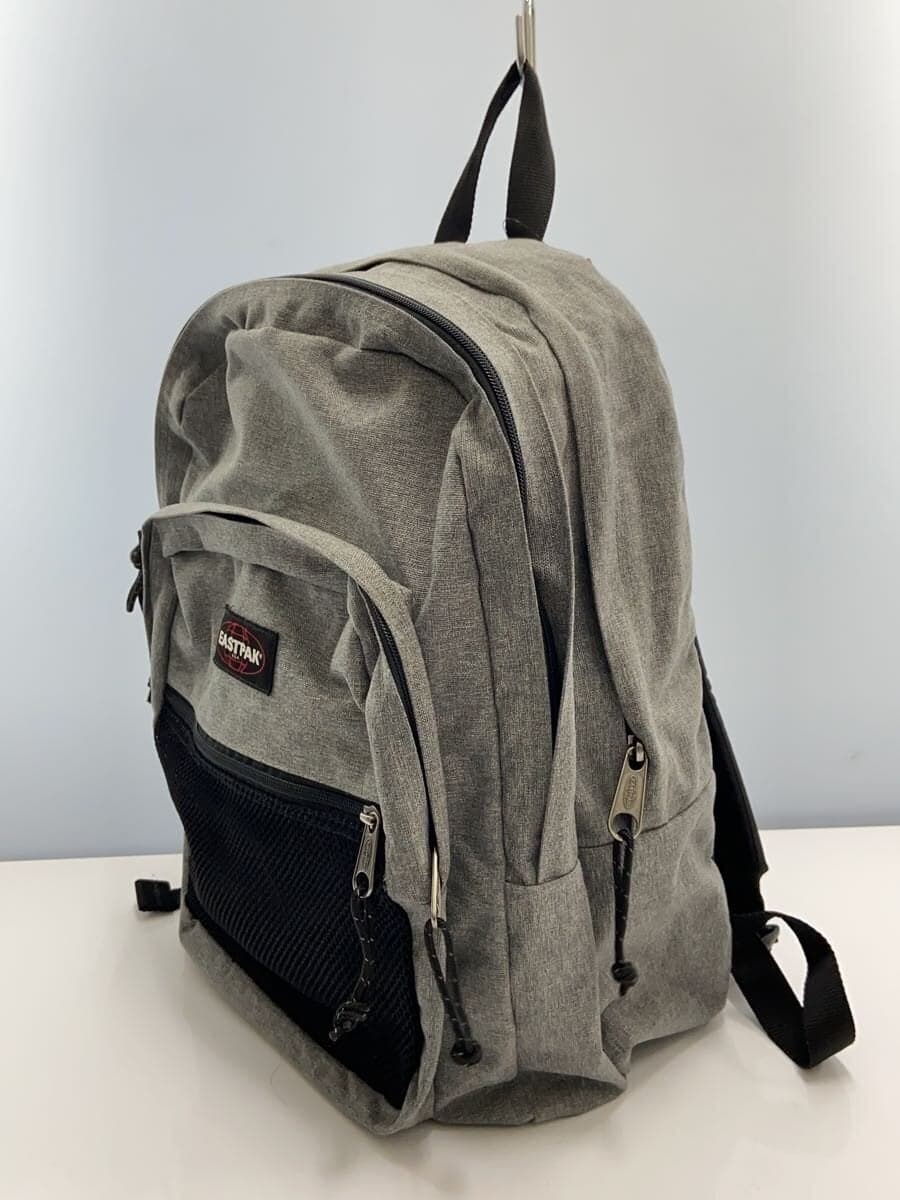 EASTPAK Box Logo Backpack Backpack Mesh Pocket GRY 2