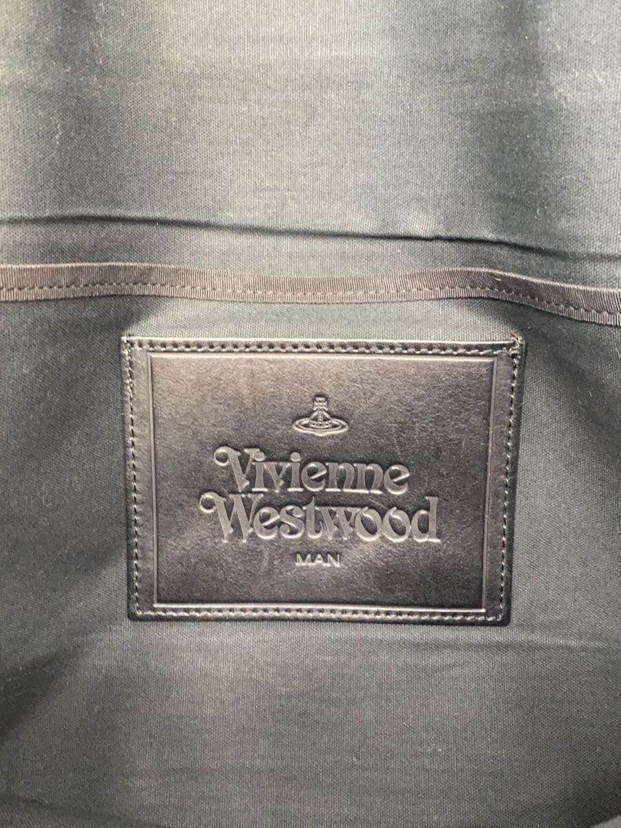 Vivienne Westwood Clutch Bag Leather BLK 5