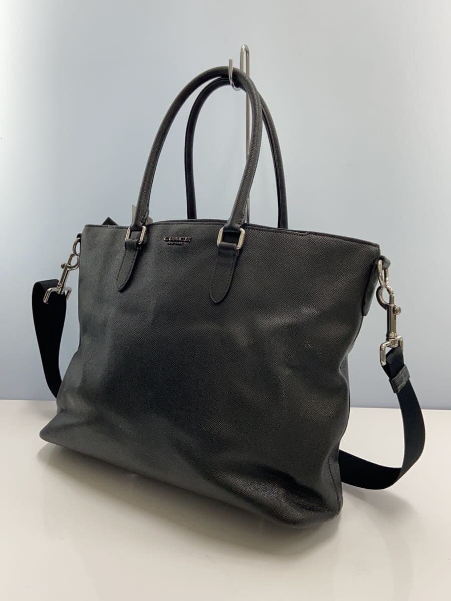 COACH Beckett Business Tote Leather BLK 2