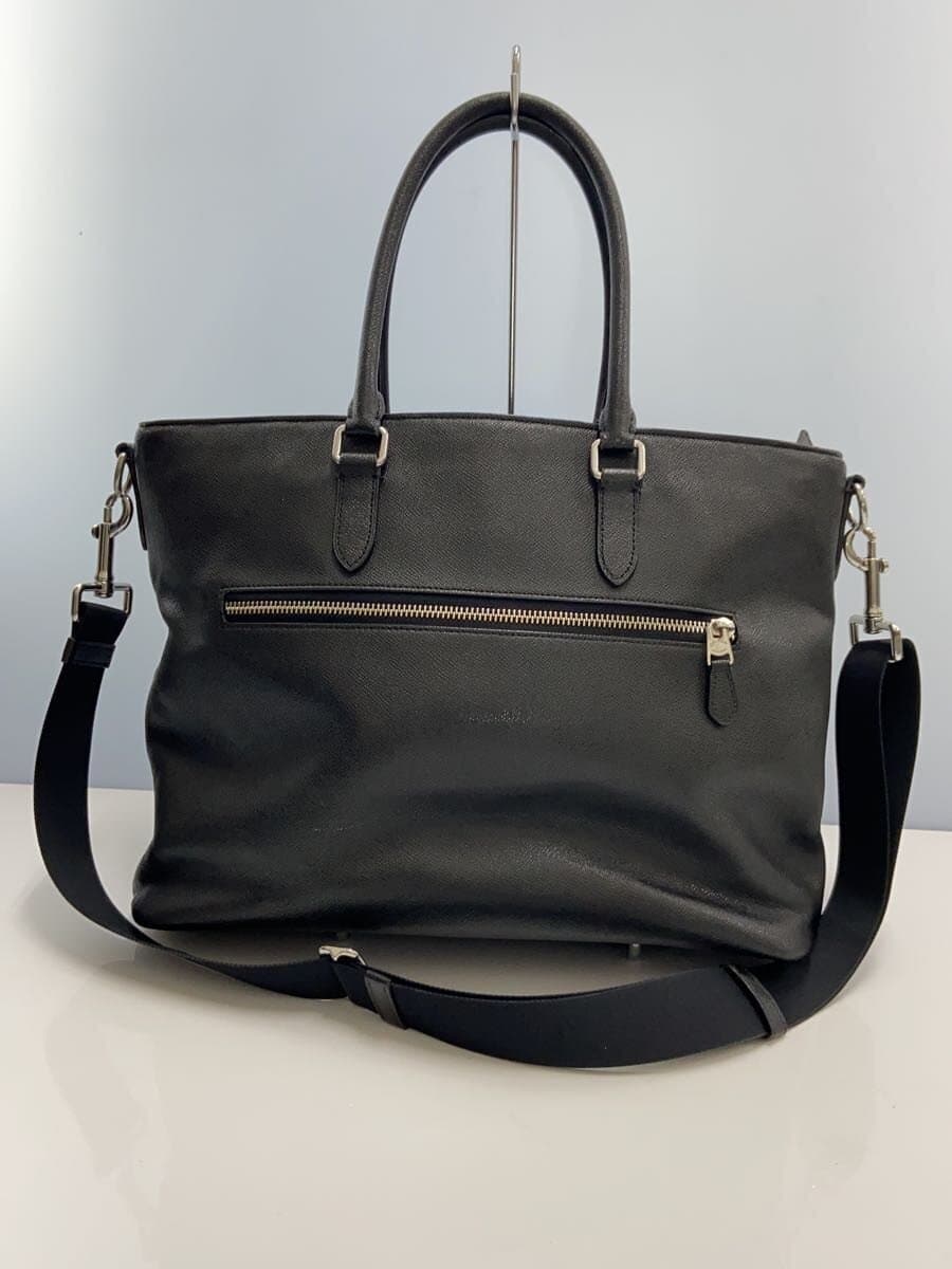 COACH Beckett Business Tote Leather BLK 3