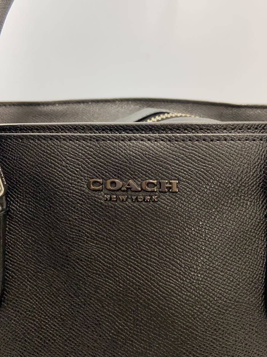 COACH Beckett Business Tote Leather BLK 5