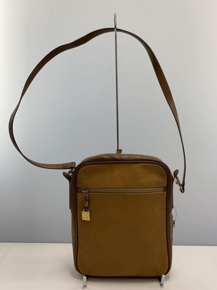 LOEWE Shoulder Bag Anagram Inner Anagram Leather BRW Hardware Defect 3