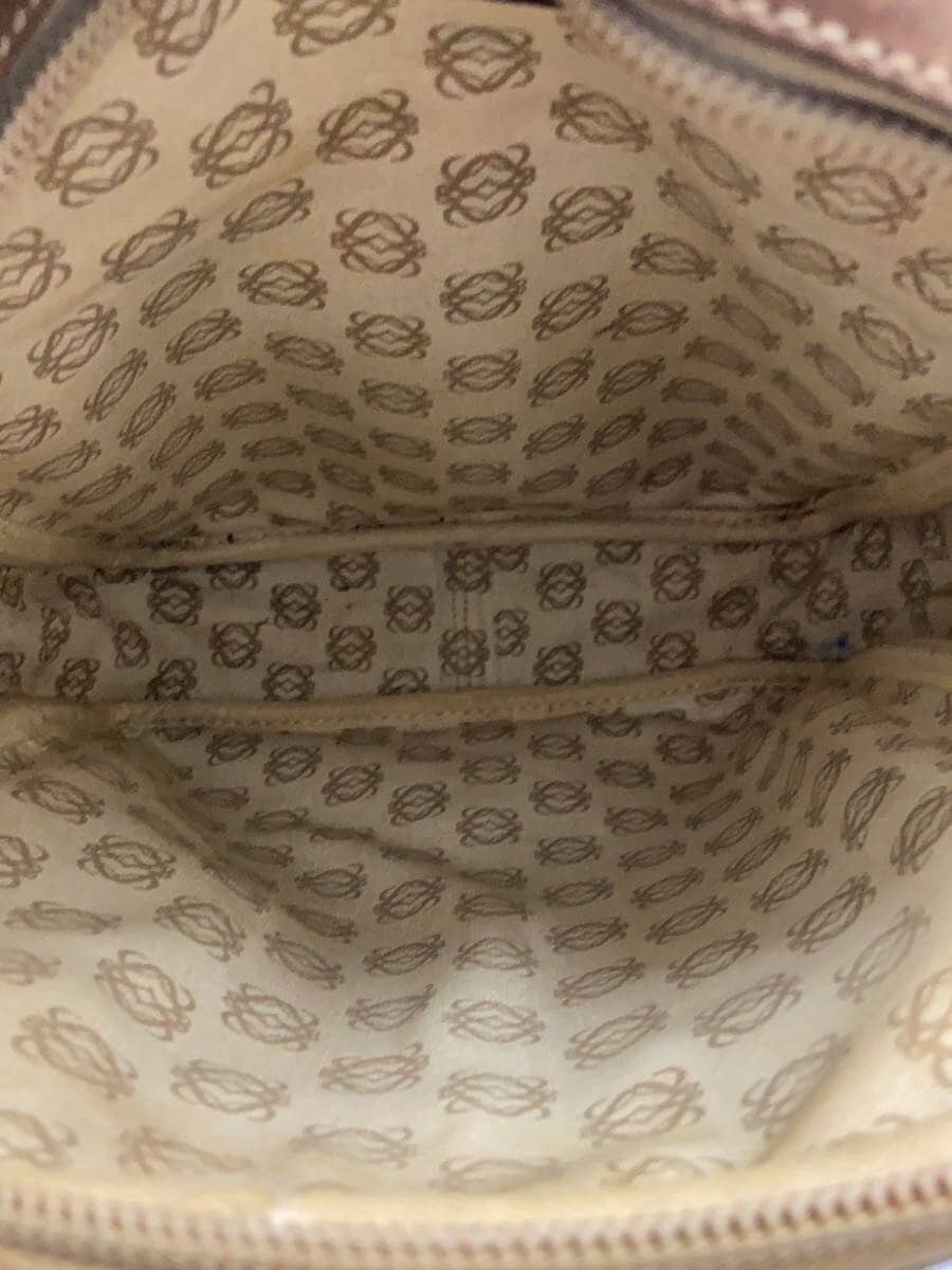 LOEWE Shoulder Bag Anagram Inner Anagram Leather BRW Hardware Defect 6