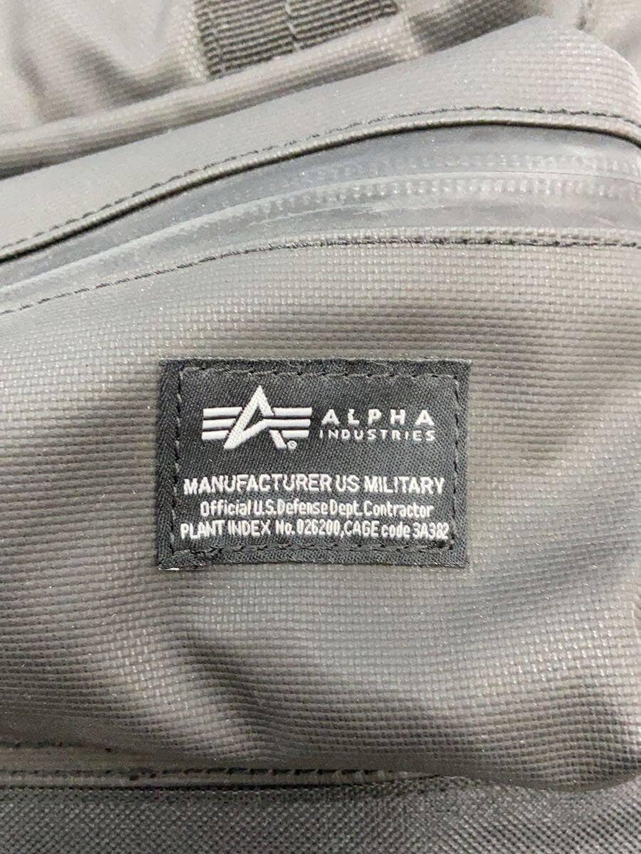 ALPHA INDUSTRIES Backpack Waterproof Zip Lining Orange BLK 3A382 5