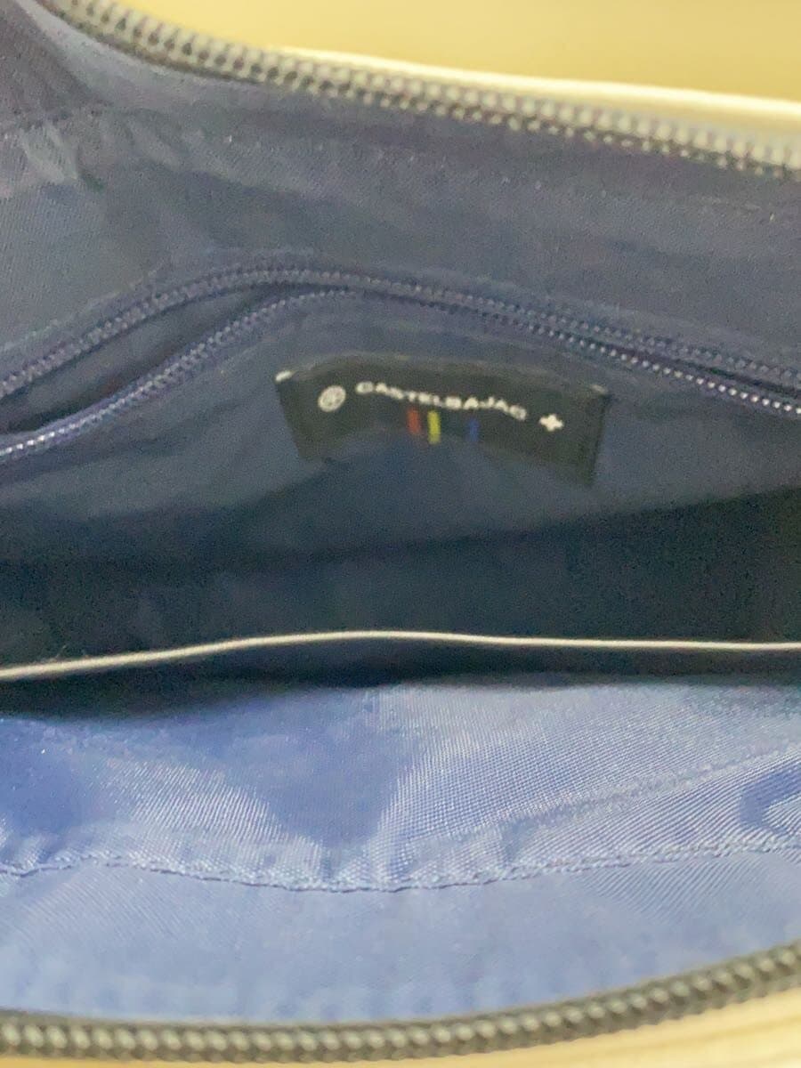 CASTELBAJAC Shoulder Bag Leather WHT 5