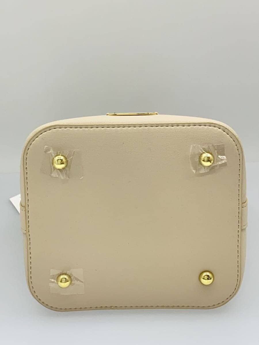 CELFORD Crystal Dot One Handle Bag Handbag Leather BEG 4