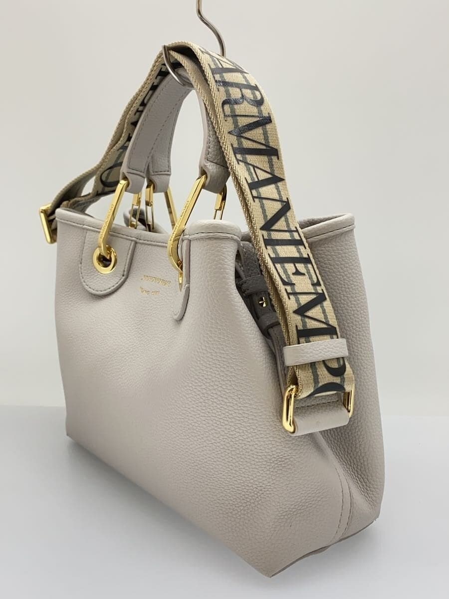 EMPORIO ARMANI Shoulder Bag Leather GRY 2