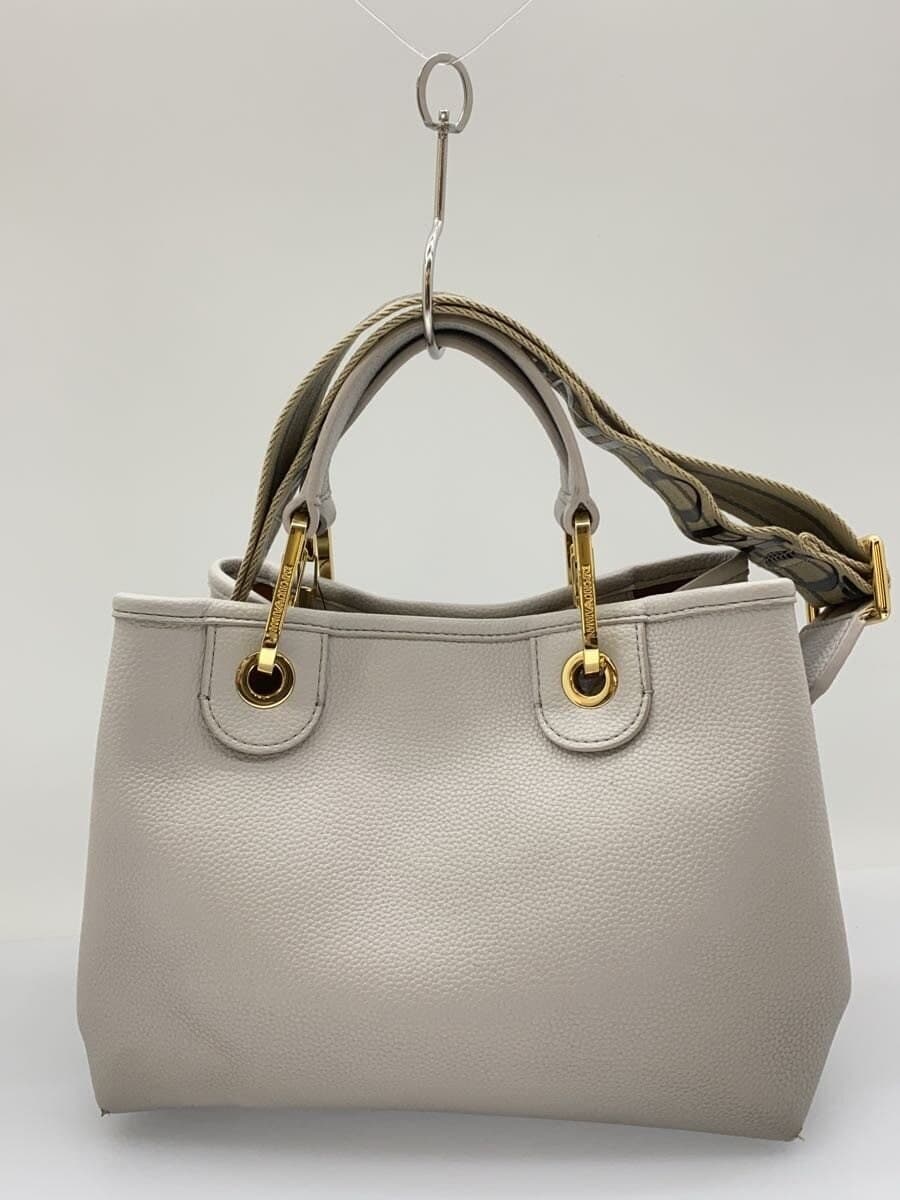 EMPORIO ARMANI Shoulder Bag Leather GRY 3