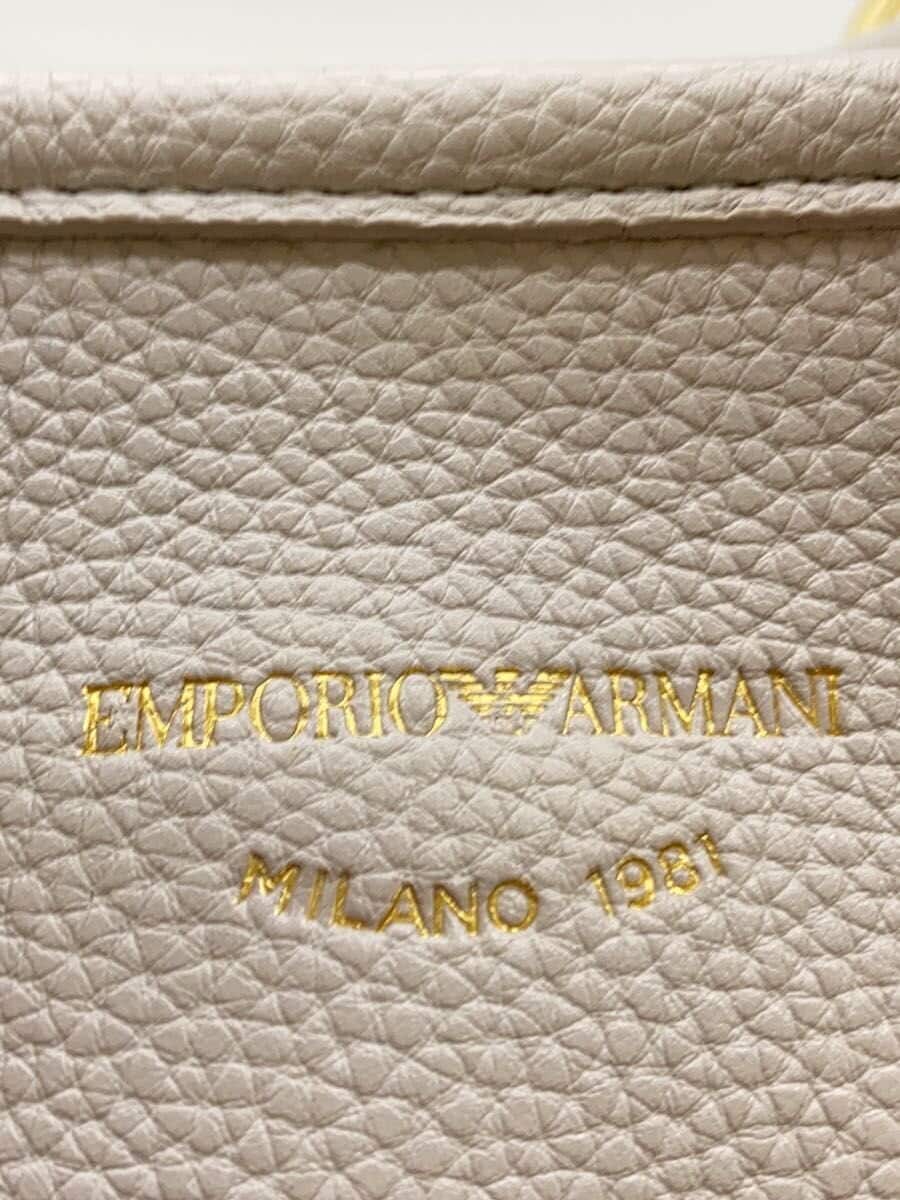 EMPORIO ARMANI Shoulder Bag Leather GRY 5