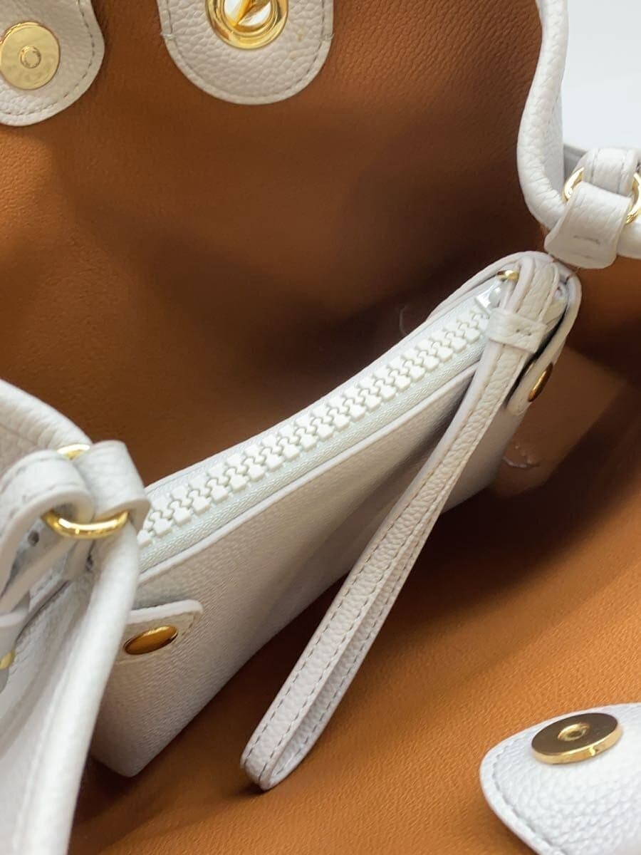 EMPORIO ARMANI Shoulder Bag Leather GRY 6