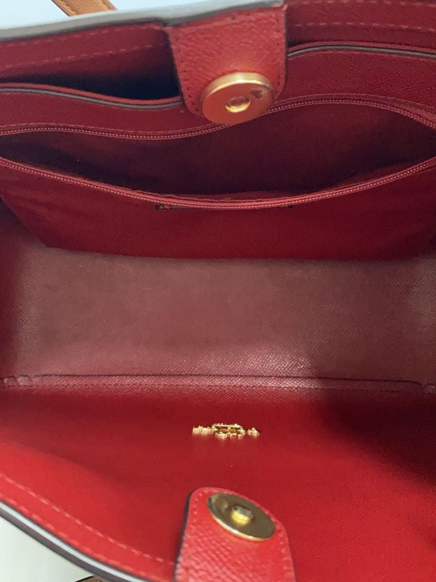 COACH Tote Bag BLK×BRW All-over Pattern C4060 6