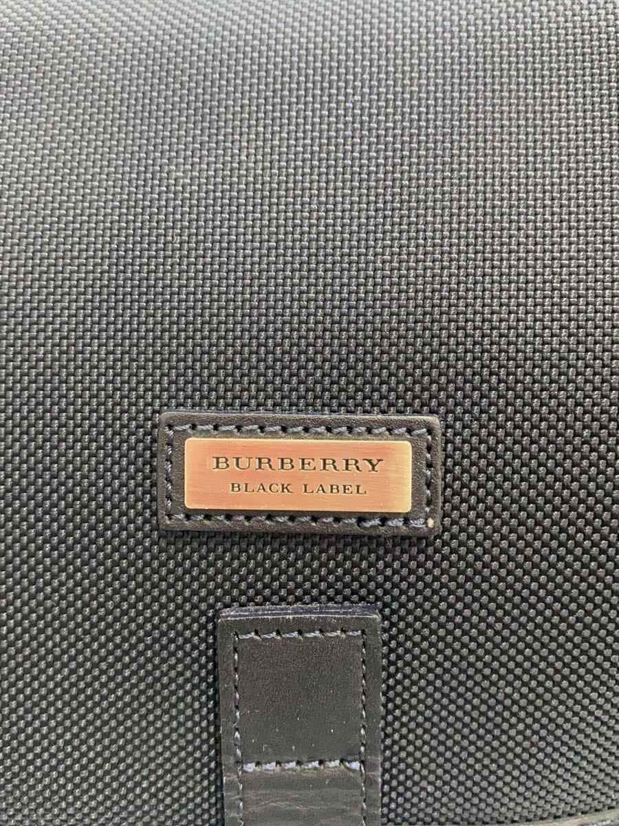 BURBERRY BLACK LABEL shoulder bag nylon BLK has stains 5