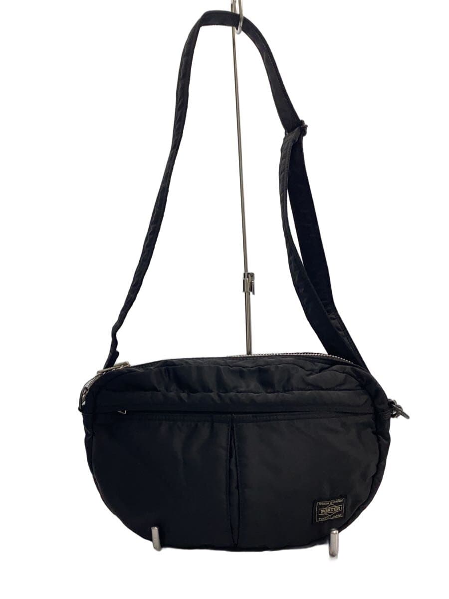 PORTER Half Moon Tanker Shoulder Bag Nylon BLK