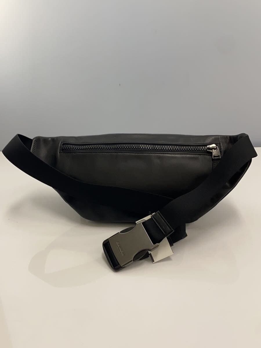 COACH Waist Bag Leather Black C2716 3