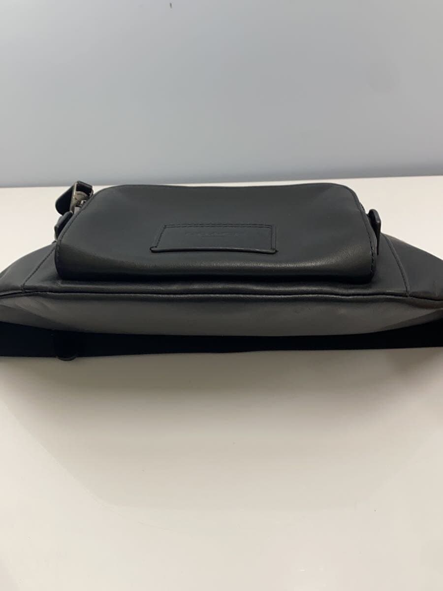 COACH Waist Bag Leather Black C2716 4