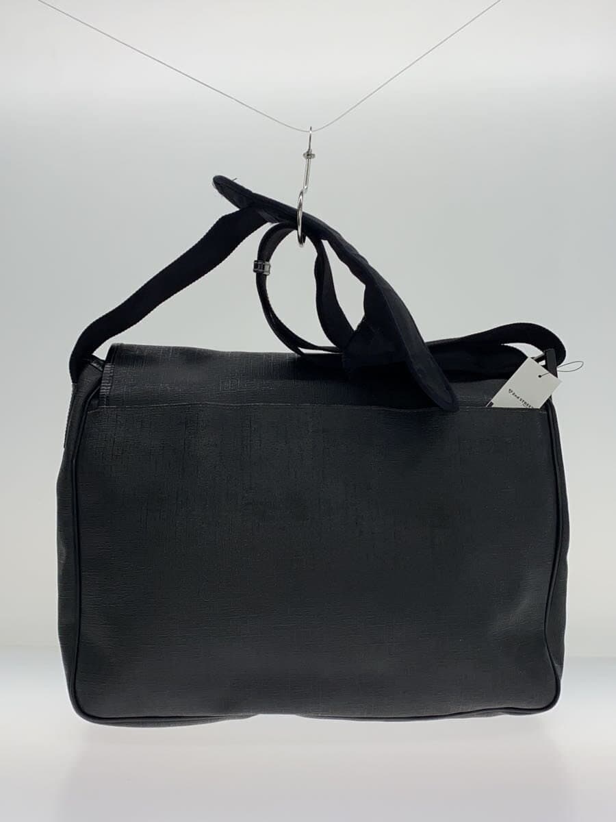 GUCCI Shoulder Bag_Interlocking G_Coated Canvas BLK 3