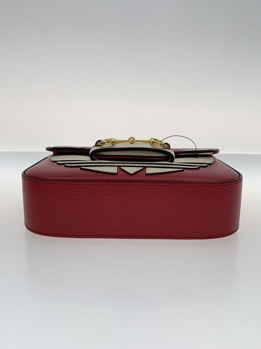 GUCCI Shoulder Bag Leather RED 658574 4