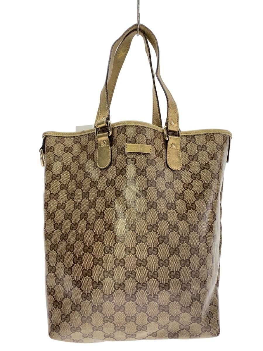 GUCCI Tote Bag GLD All Over Pattern
