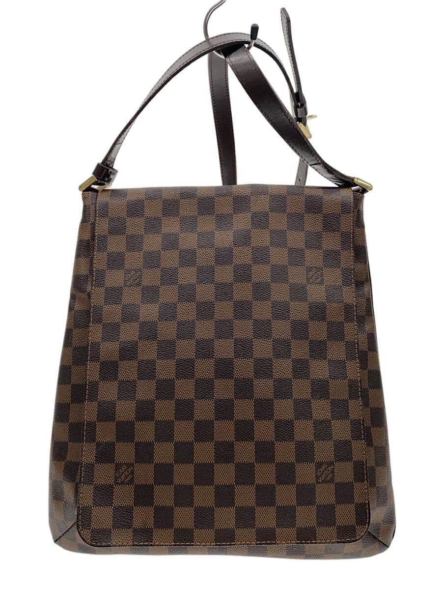 LOUIS VUITTON Musette_Damier Ebene PVC BRW