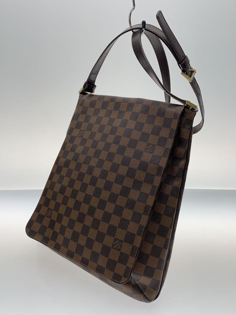 LOUIS VUITTON Musette_Damier Ebene PVC BRW 2