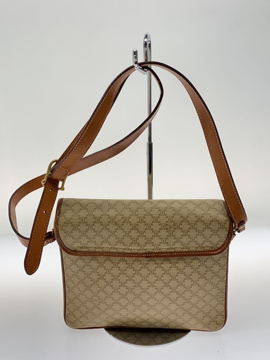 CELINE Shoulder Bag BEG All Over Pattern 3