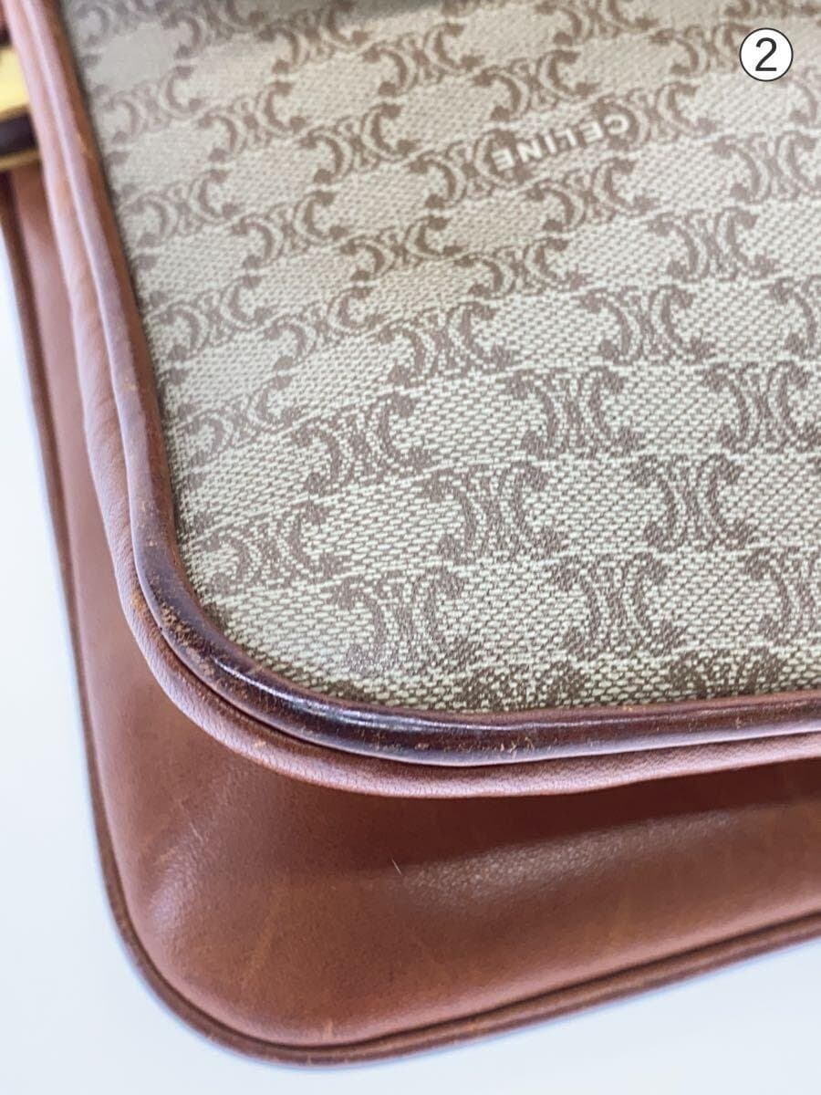 CELINE Shoulder Bag BEG All Over Pattern 7