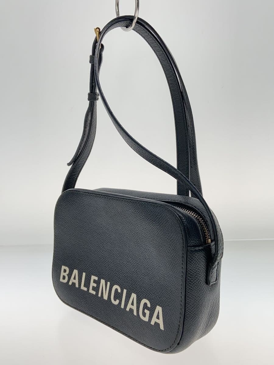 BALENCIAGA Shoulder Bag Leather BLK 558171 2